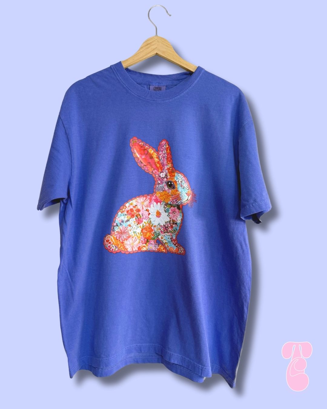 Floral Bunny Tee