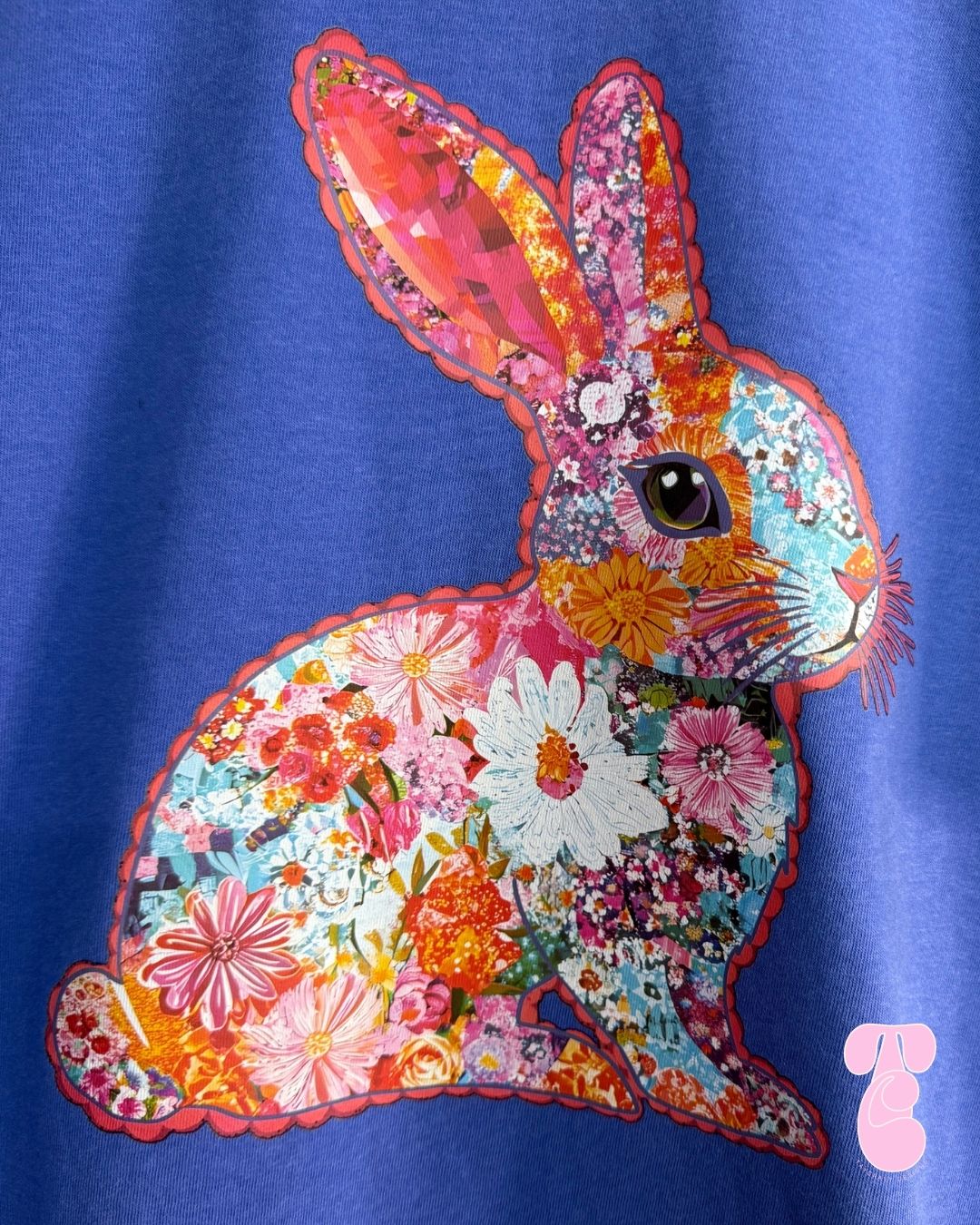 Floral Bunny Tee