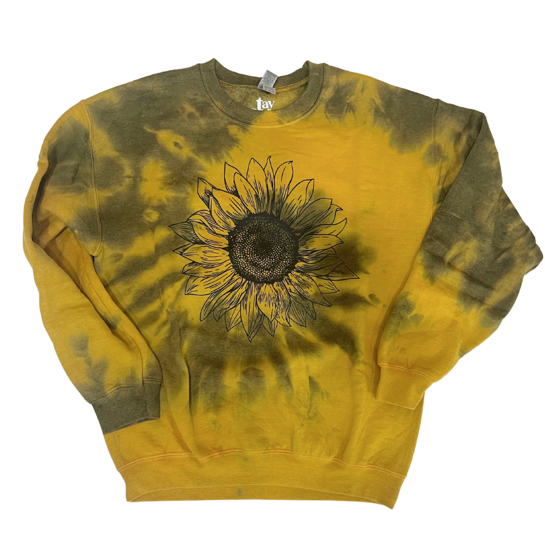 Sunflower Golden & Black Dye Sweatshirt