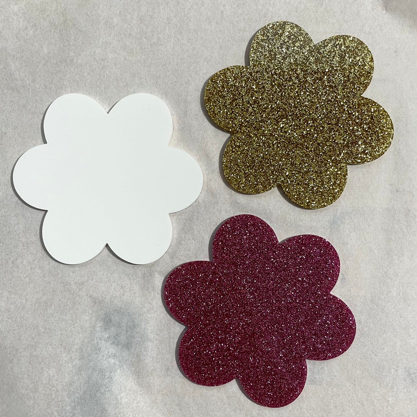 Flower Coasters