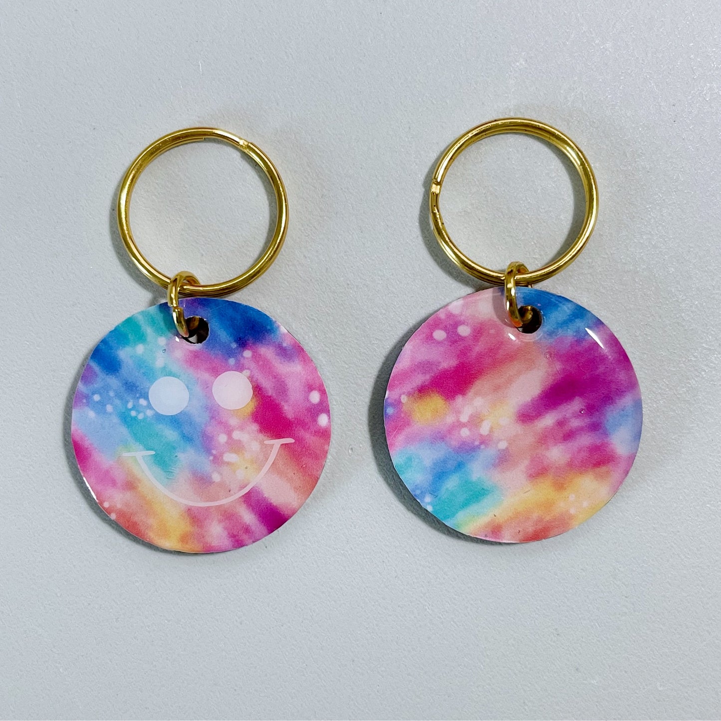 Mini Smiley Keychain