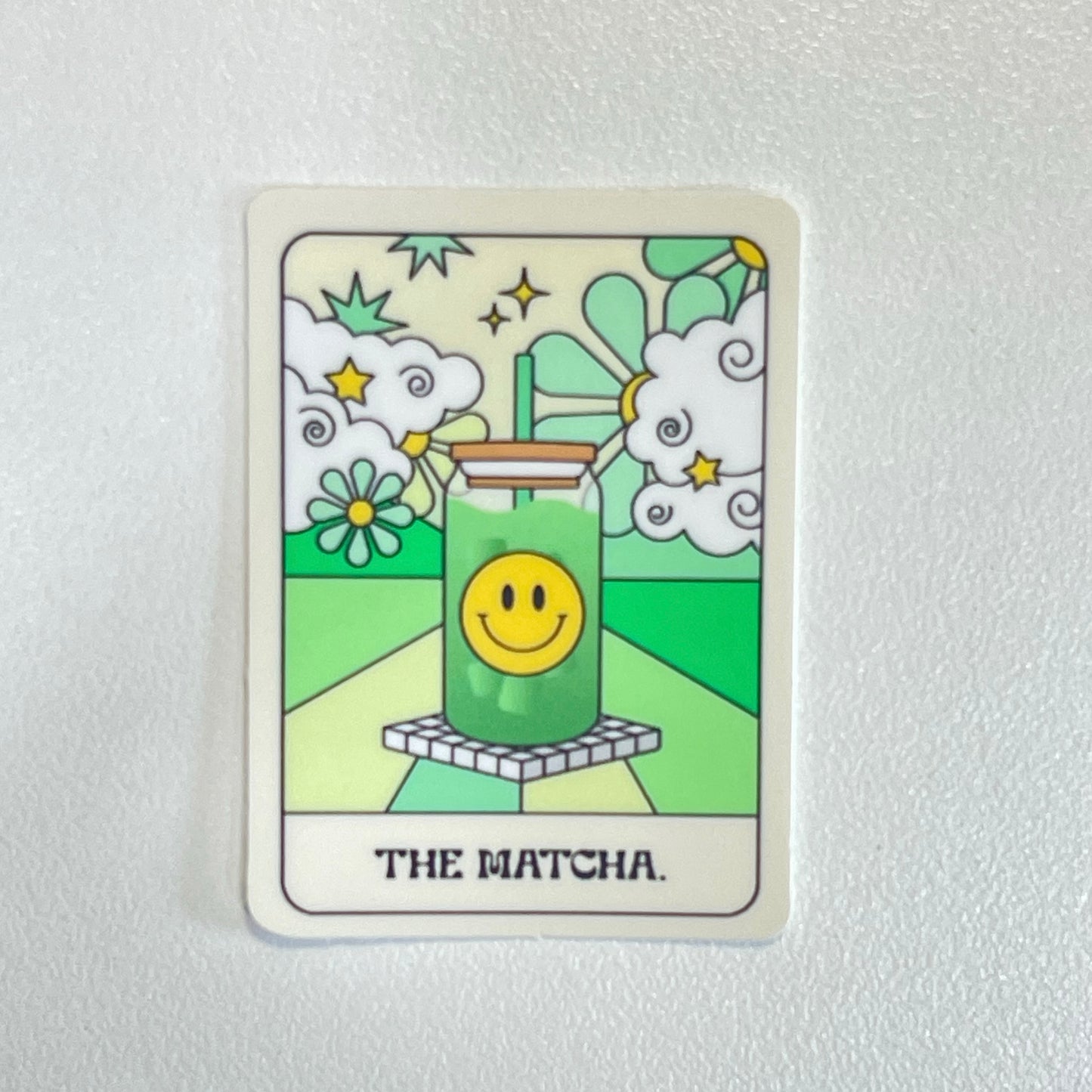 The Matcha Tarot Card Sticker