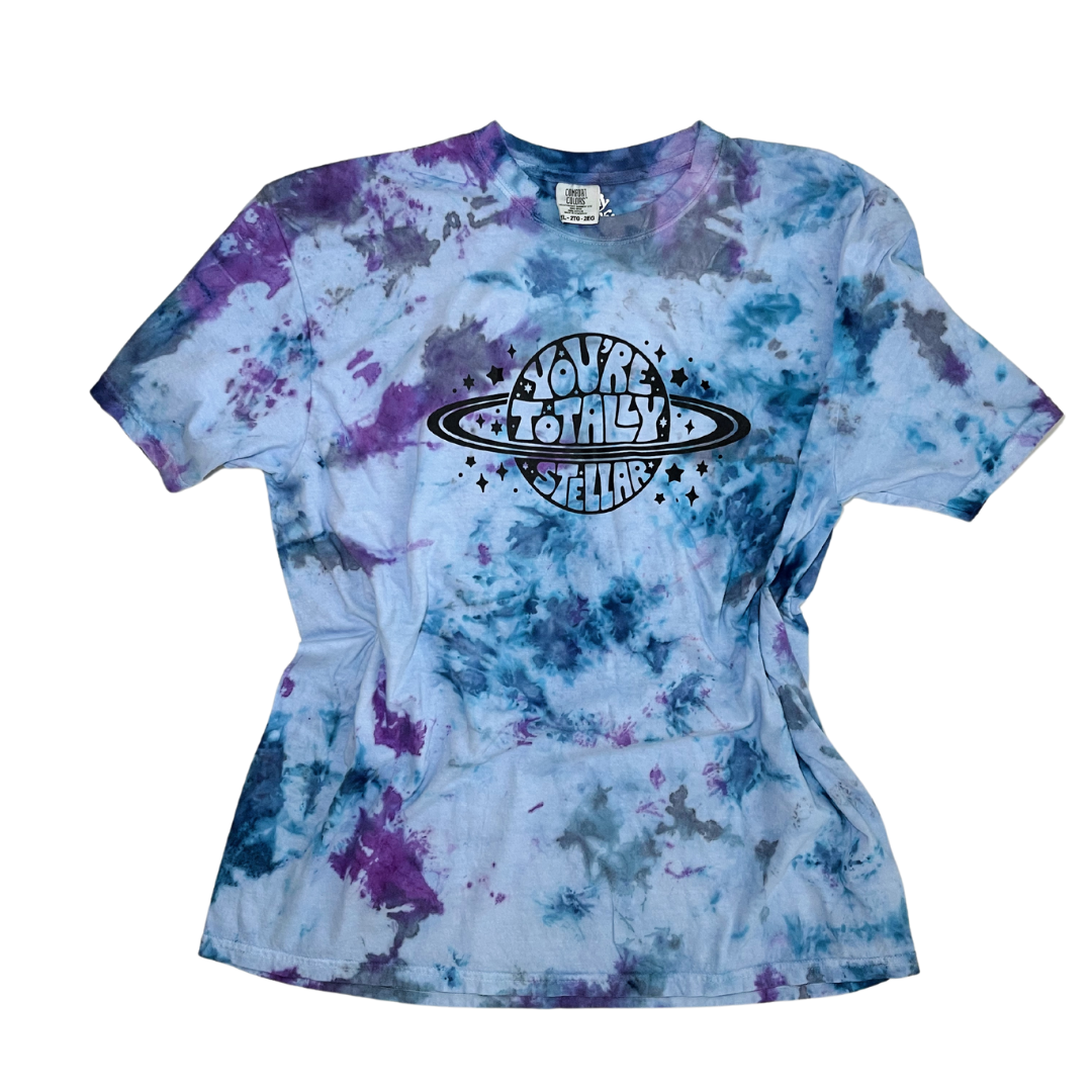 You're Totally Stellar Galaxy Tie Dye Tee