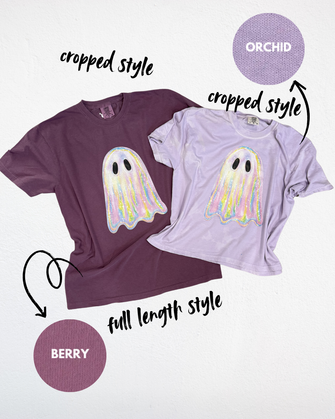 Glitter Ghost Graphic Tee