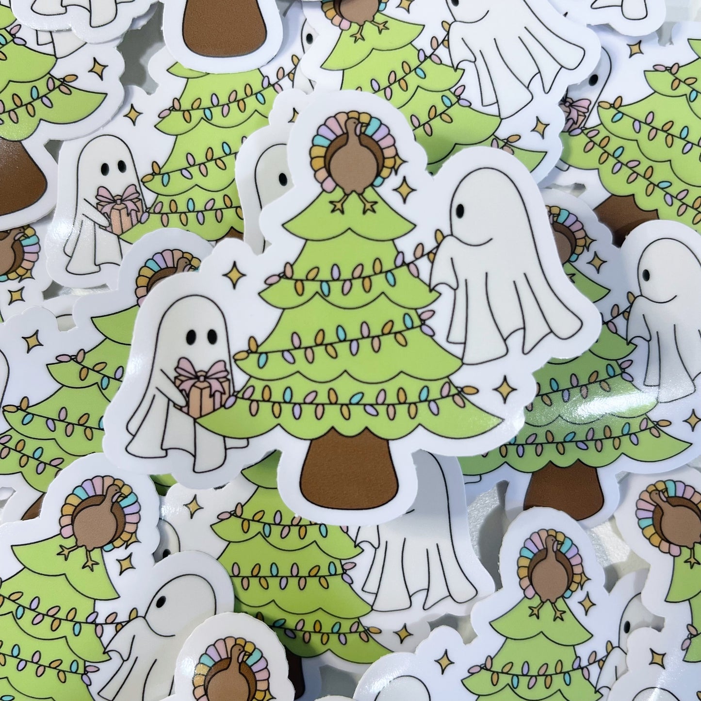 Happy Hallothanksmas Sticker