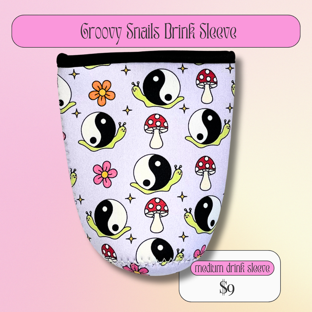 Groovy Snails Drink Sleeve