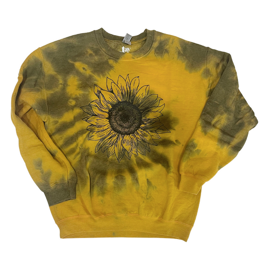 Sunflower Golden & Black  Dye Sweatshirt