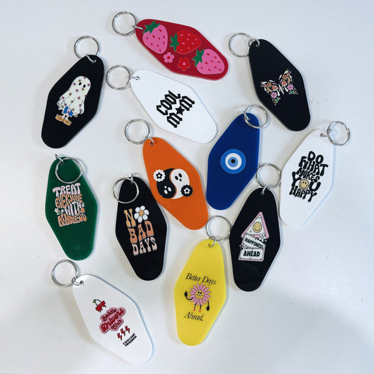 New Vintage Motel Keychains