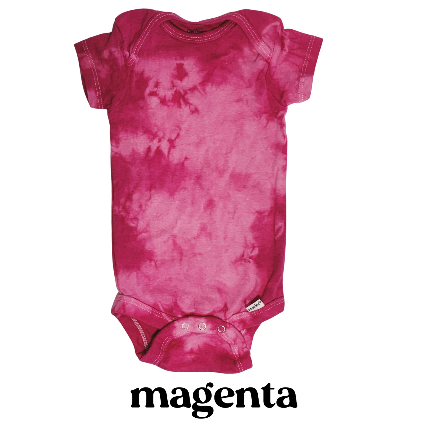 Mix & Match Tie Dye Baby Bodysuit 7 Pack