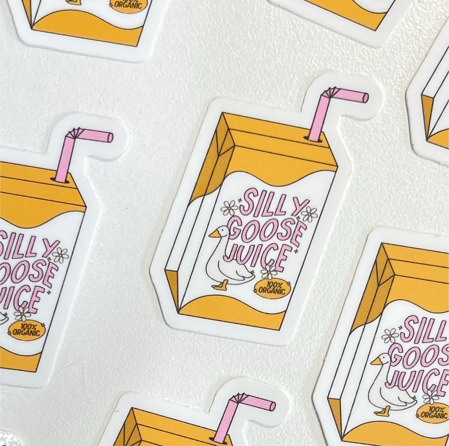 Silly Goose Juice Sticker