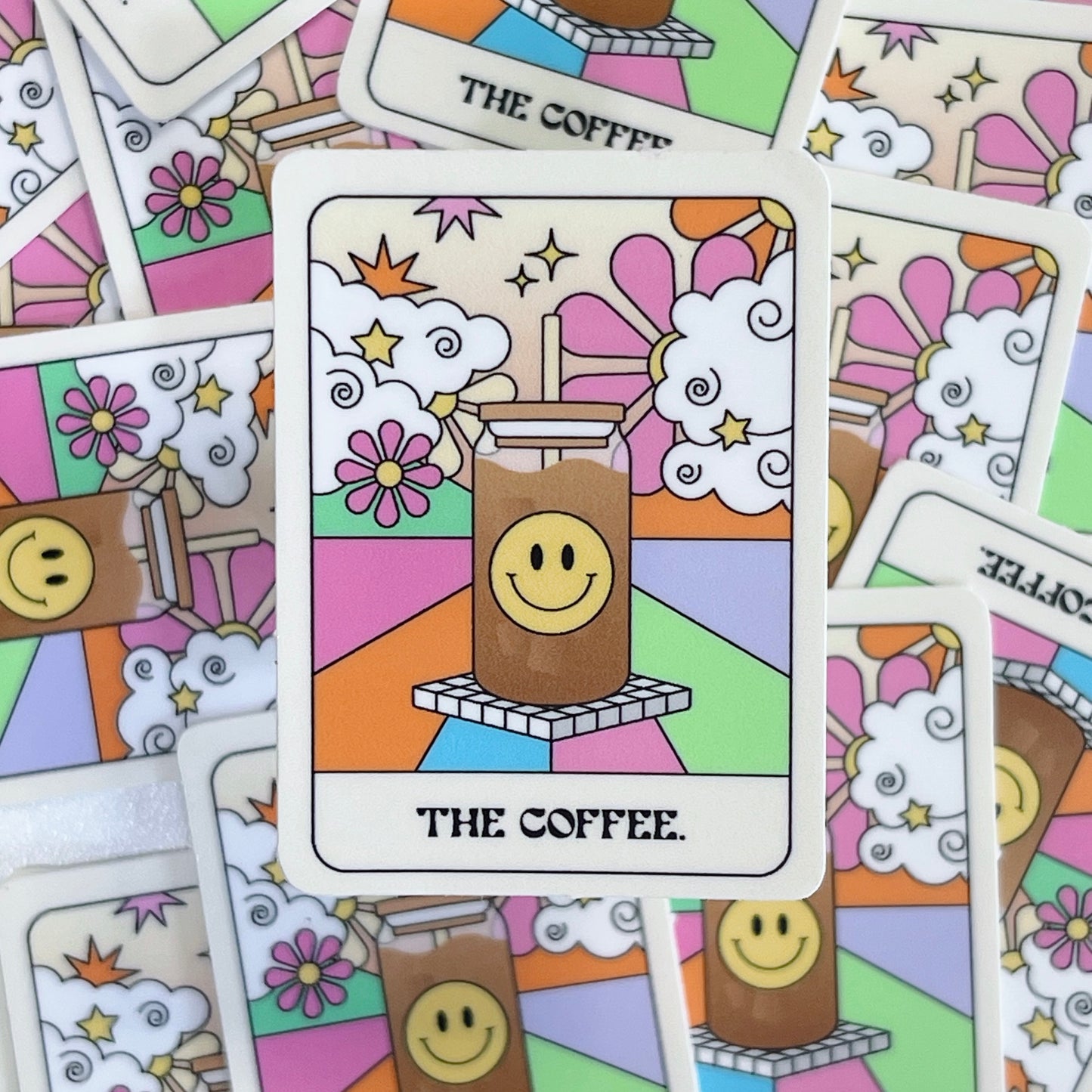 The Coffee Tarot Card Sticker