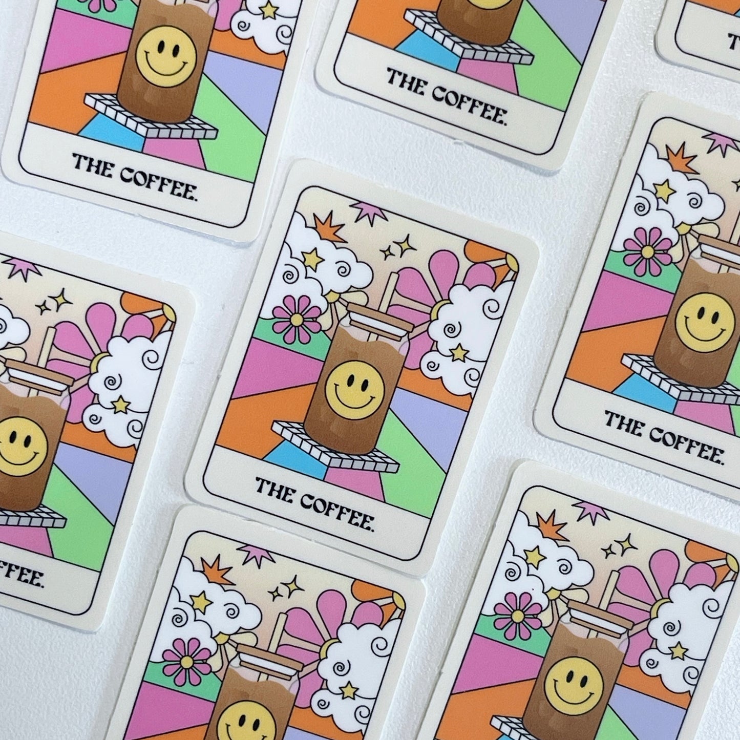 The Coffee Tarot Card Sticker