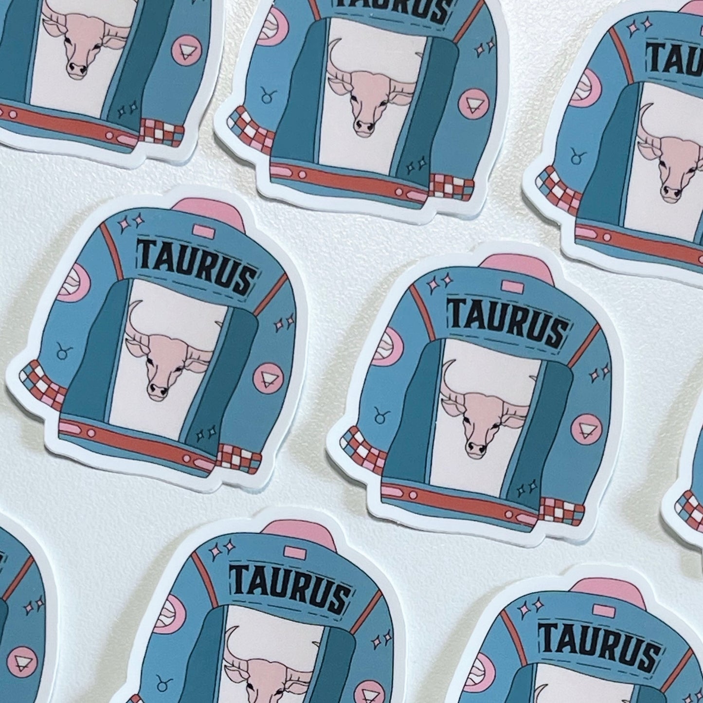 Taurus Jean Jacket Sticker