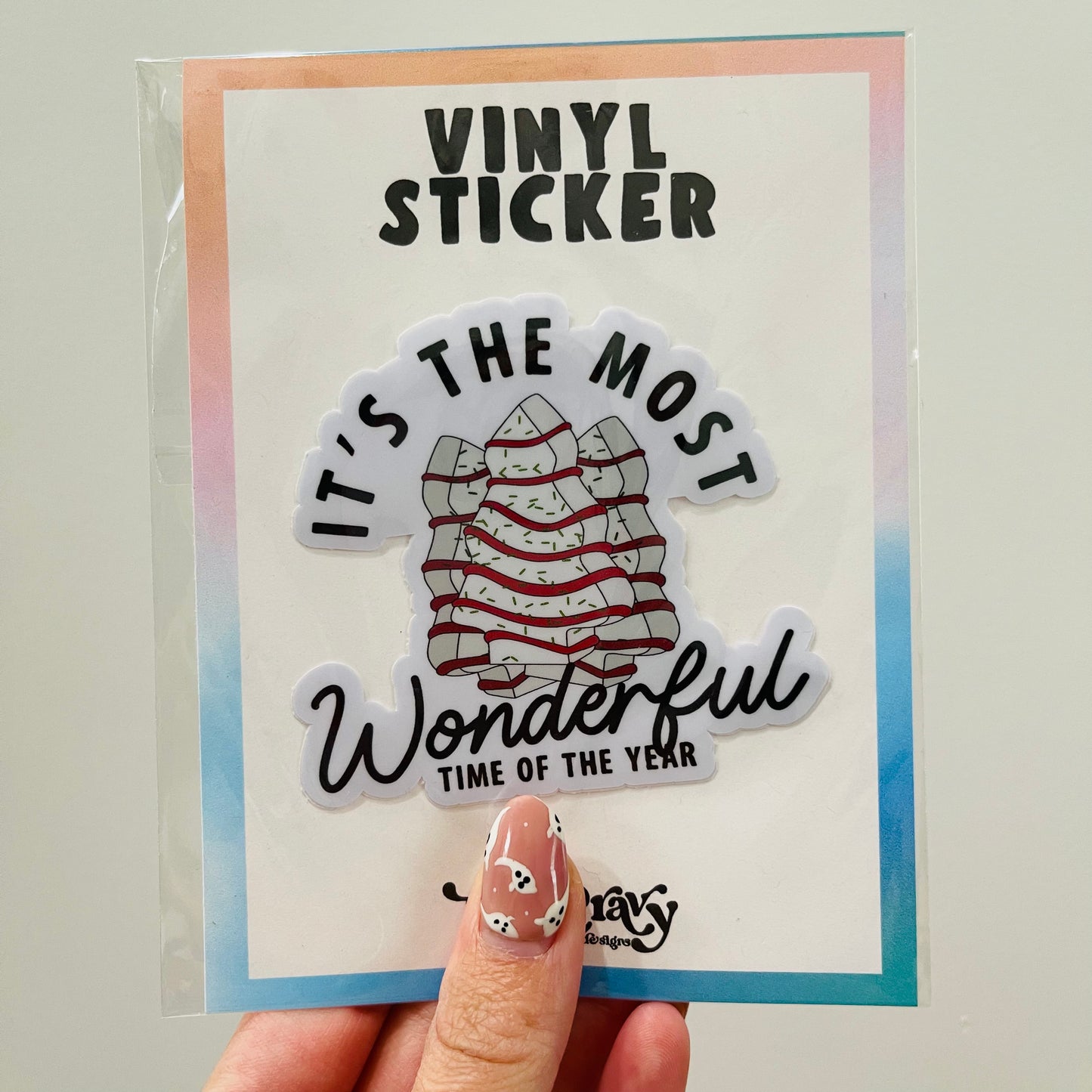 The Most Wonderful Tine Of Year Sticker