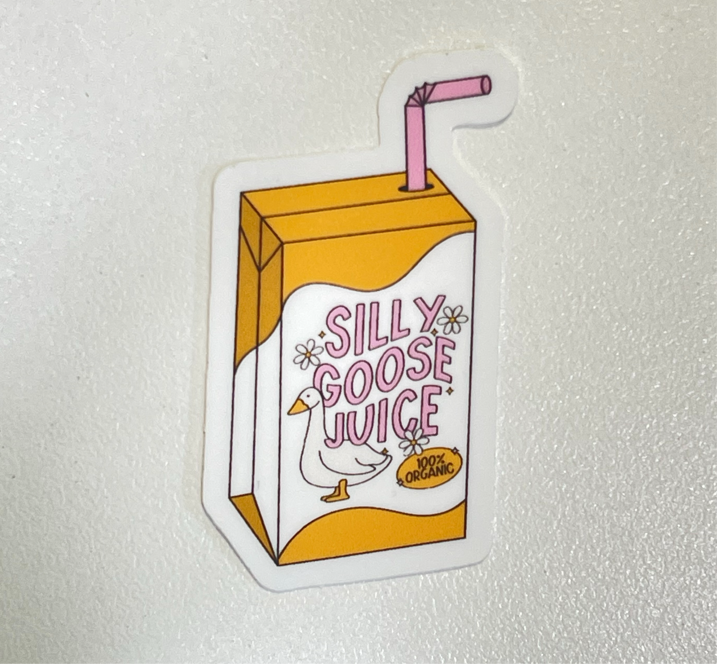 Silly Goose Juice Sticker