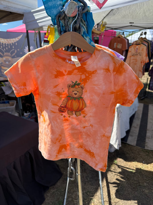 Pumpkin Bear Skulls Shirt