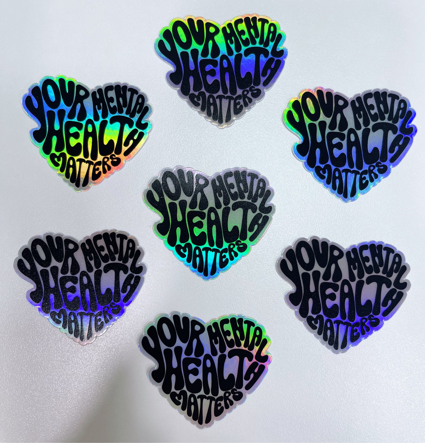 Your Mental Health Matters Holographic Sticker