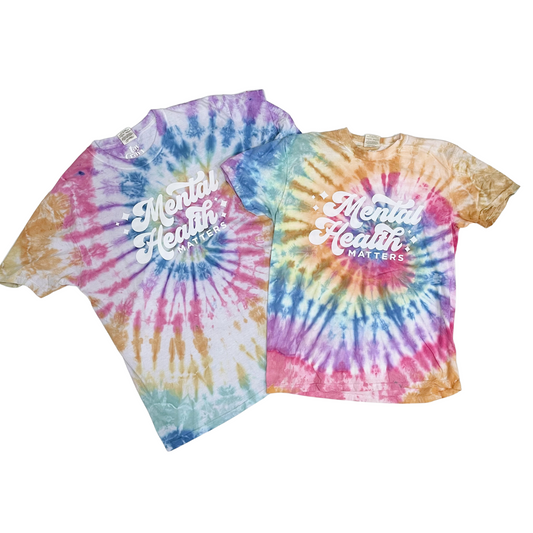 Mental HealthMatters Pick Your Own Tie Dye Color Tee