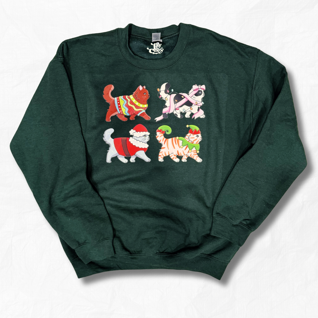 Xmas Cats Sweatshirt