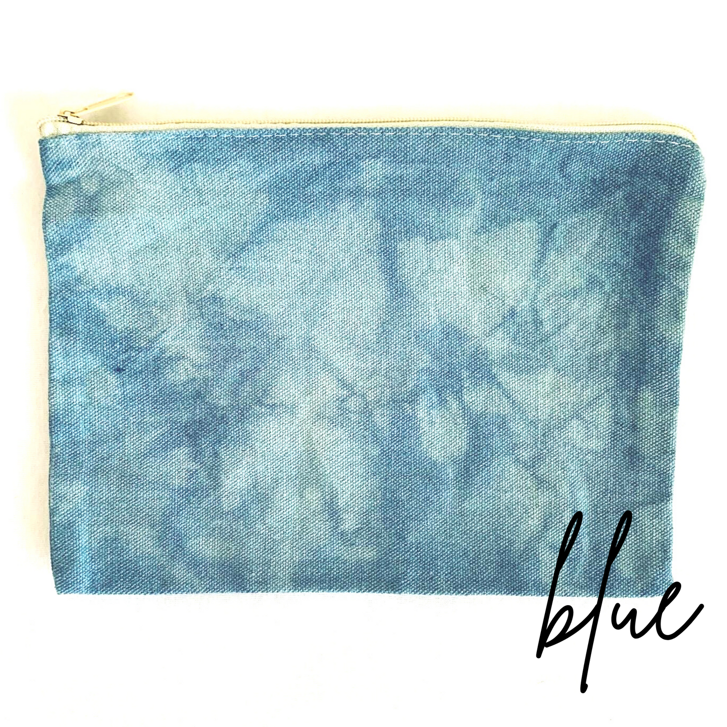 Tie Dye Canvas Zipper Pouch