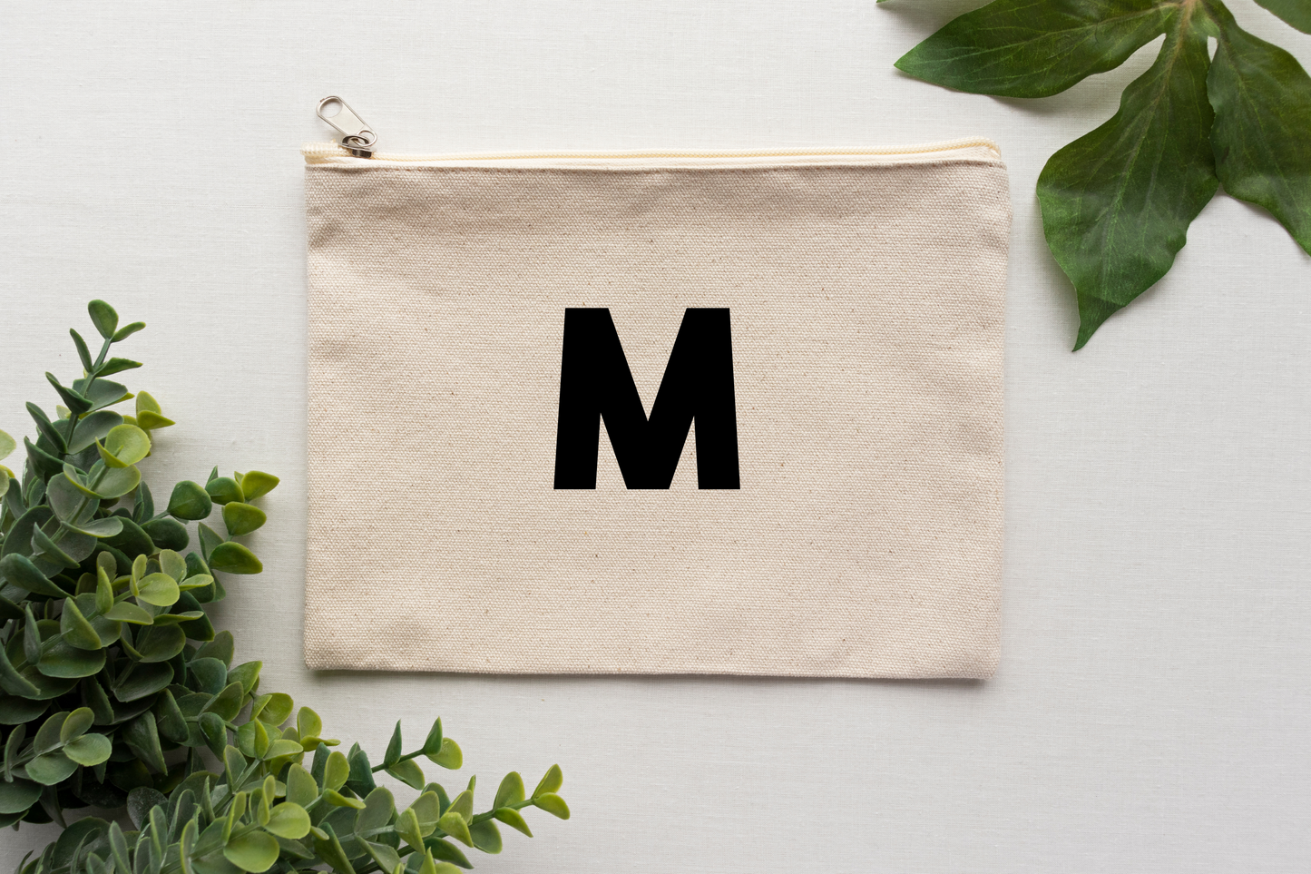 Initial Canvas Pouch - BOLD