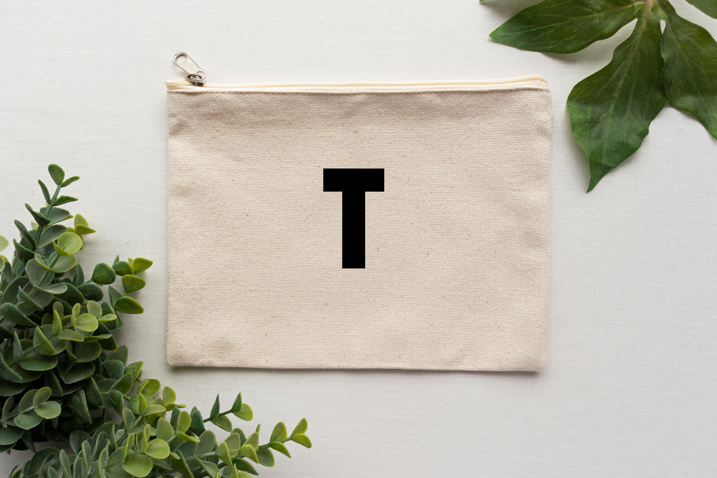 Initial Canvas Pouch - BOLD