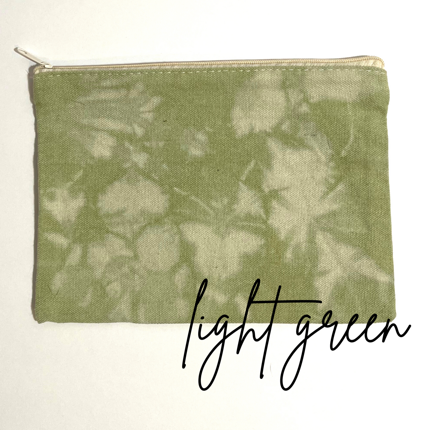 Tie Dye Canvas Zipper Pouch