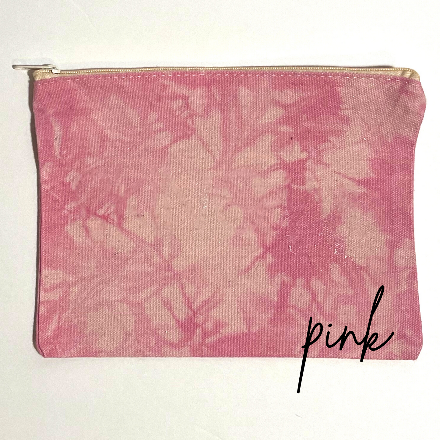 Tie Dye Canvas Zipper Pouch