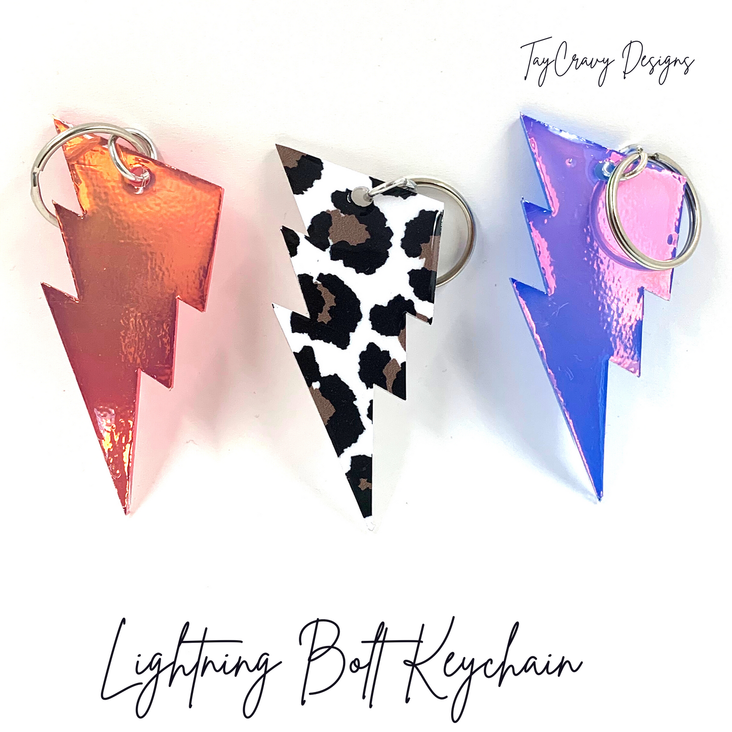 Lightning Bolt Keychain