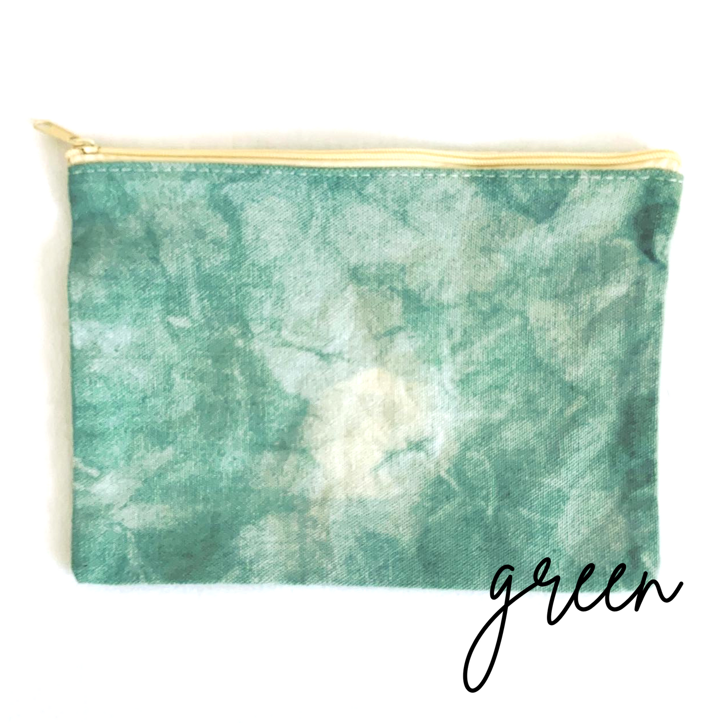 Tie Dye Canvas Zipper Pouch