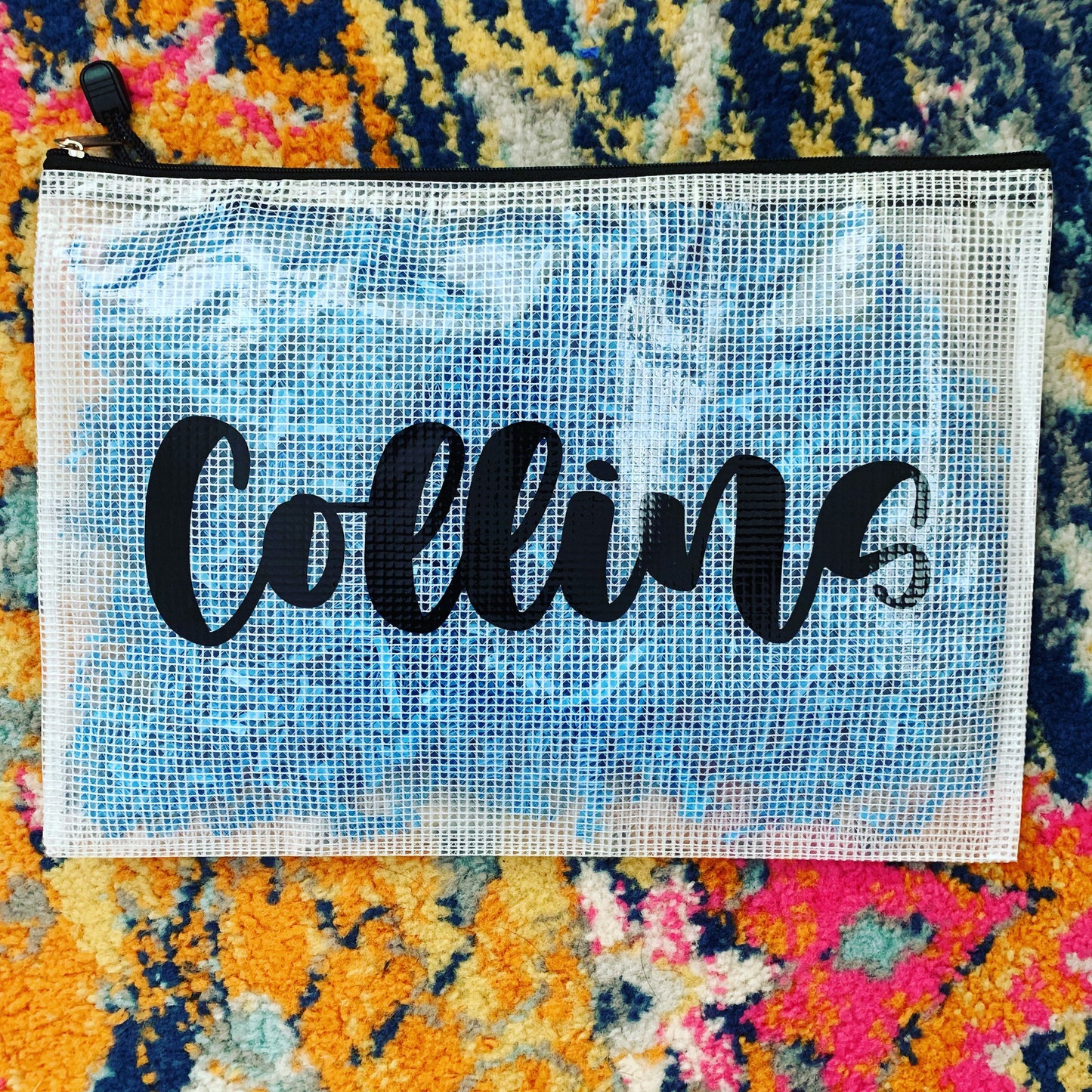 Custom Name/Quote Plastic Pouch