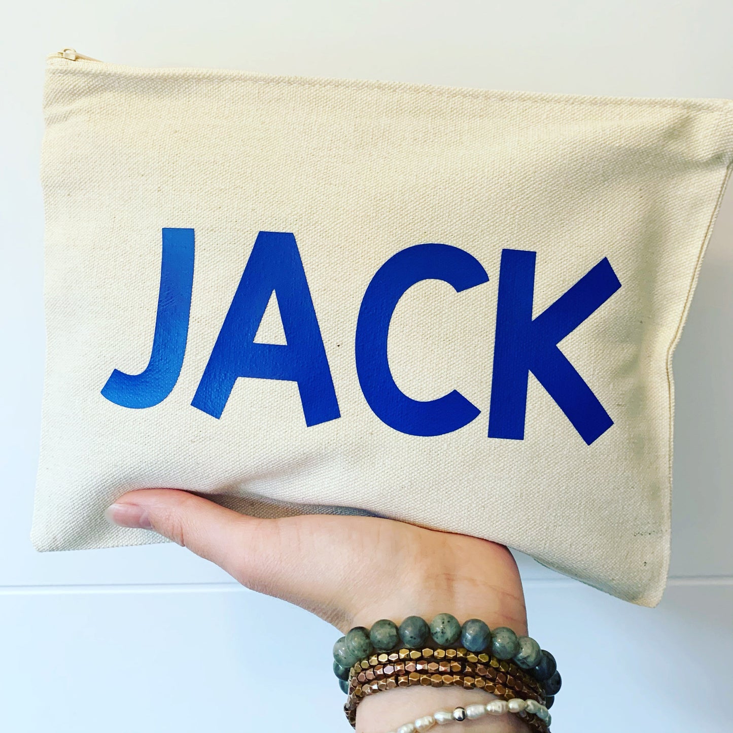 Custom Name/Quote Canvas Pouch