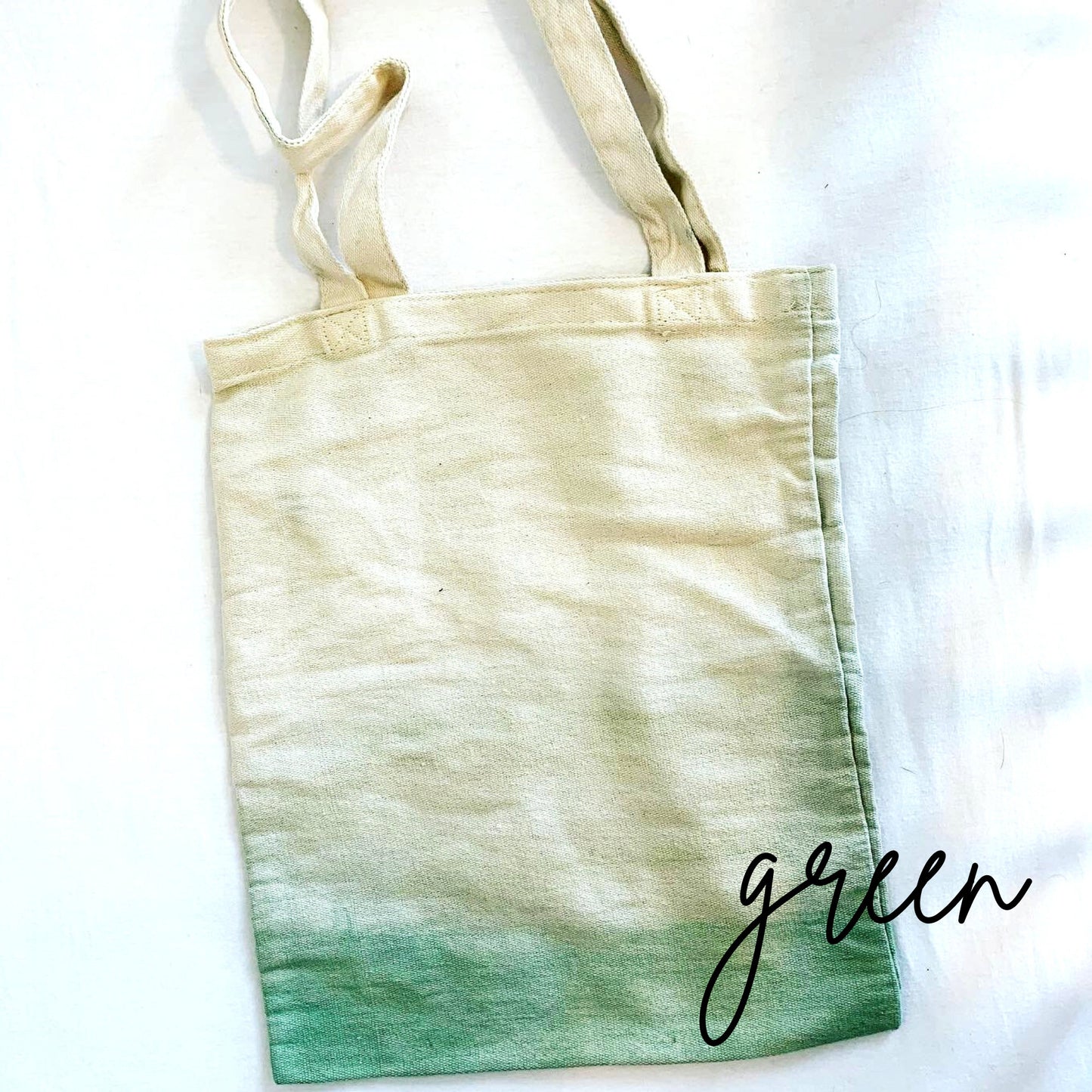 Dip Dyed Reusable Canvas Totes