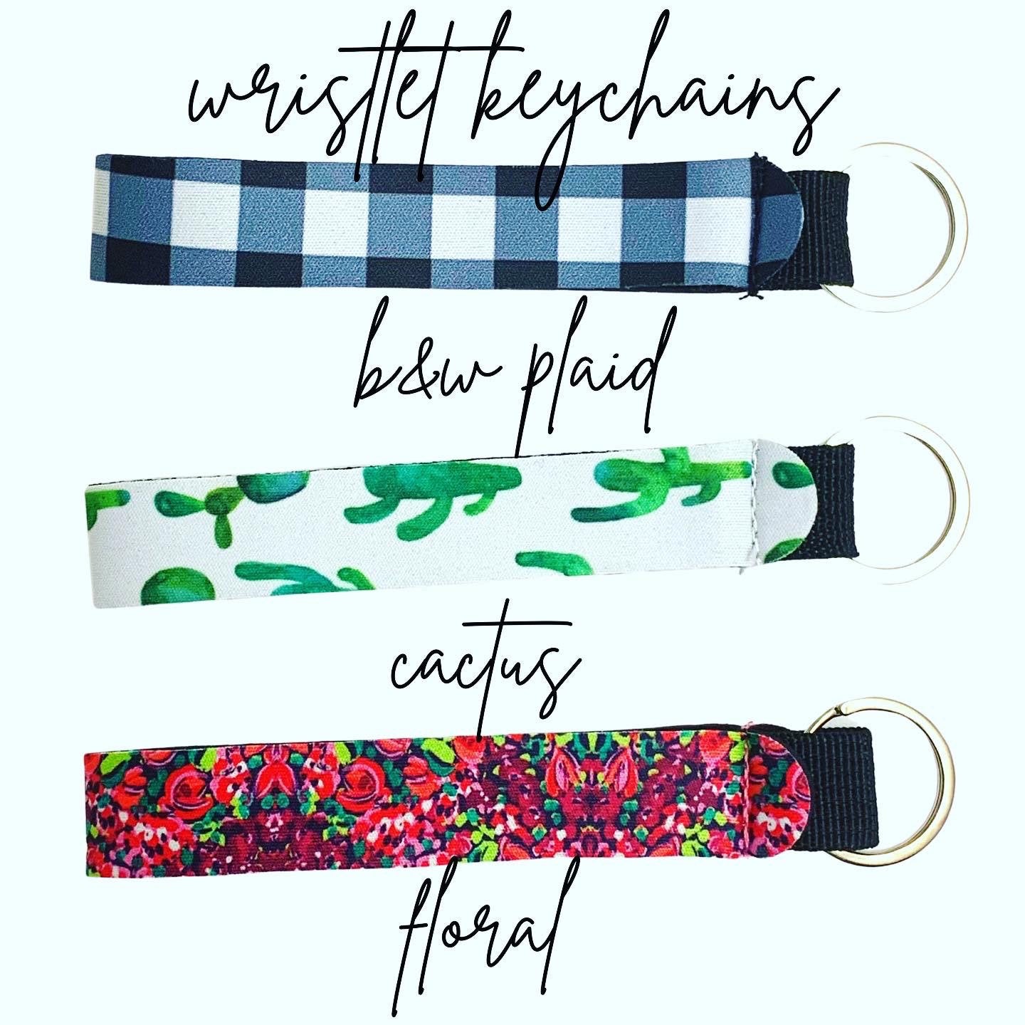 Neoprene Wristlet Keychain