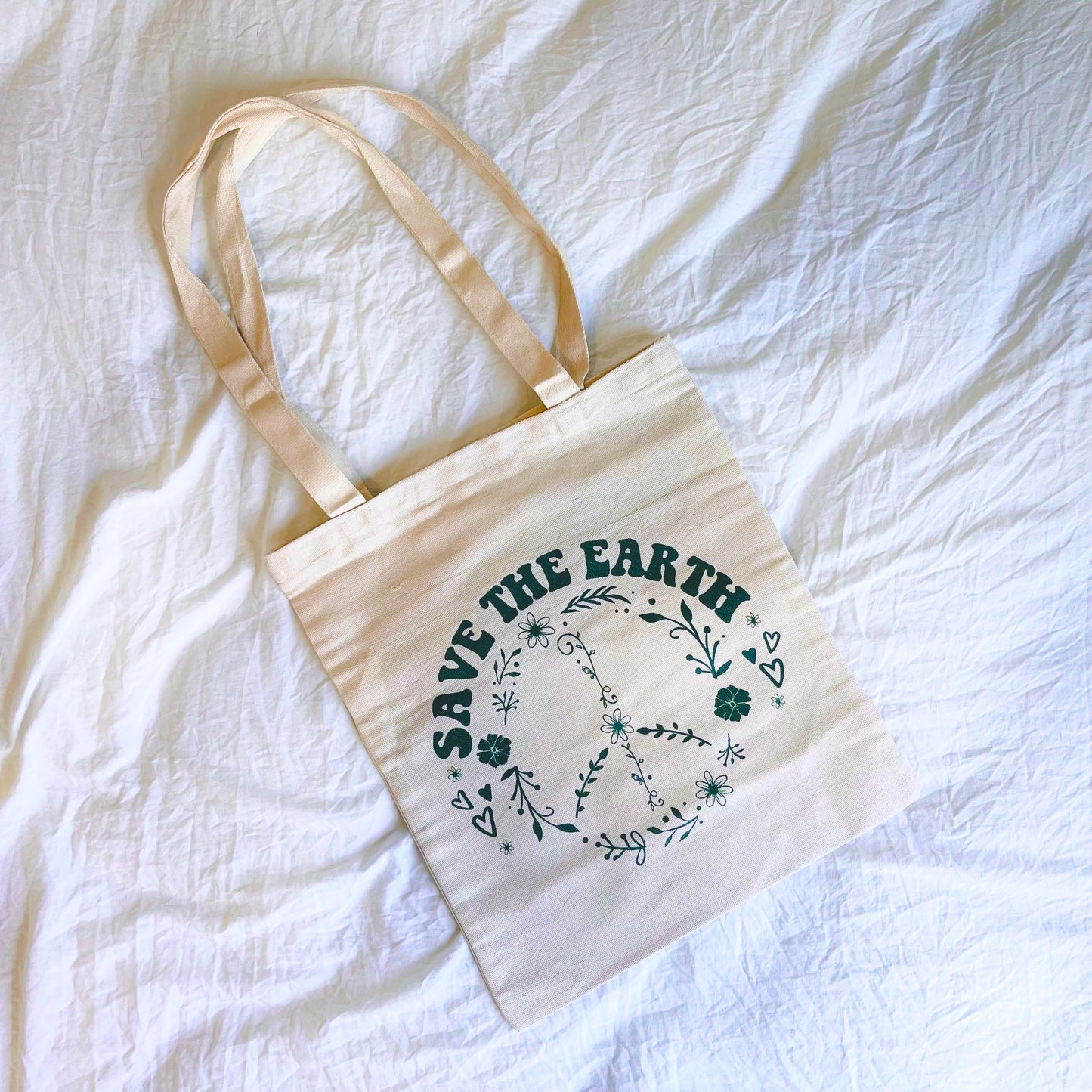 Save The Earth Canvas Tote Bag