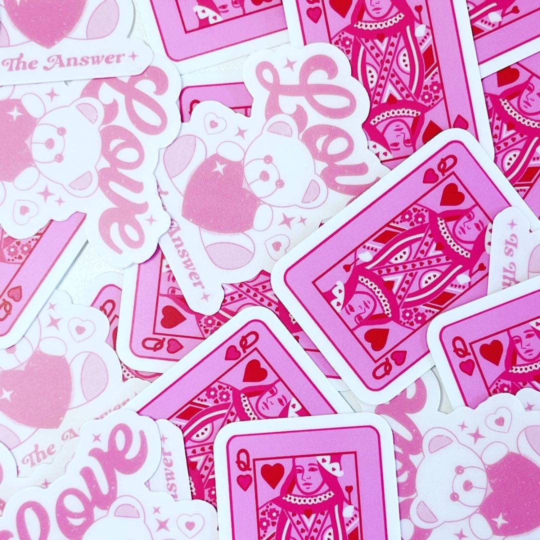 Queen of Hearts Sticker