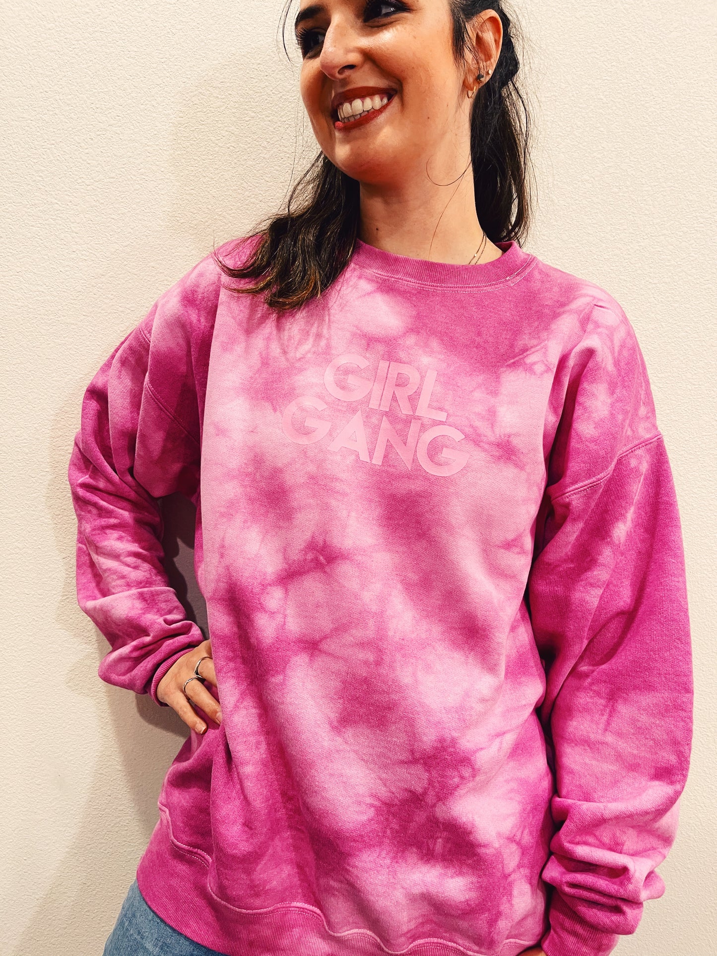 Girl Gang Adult Tie Dye Sweatshirt