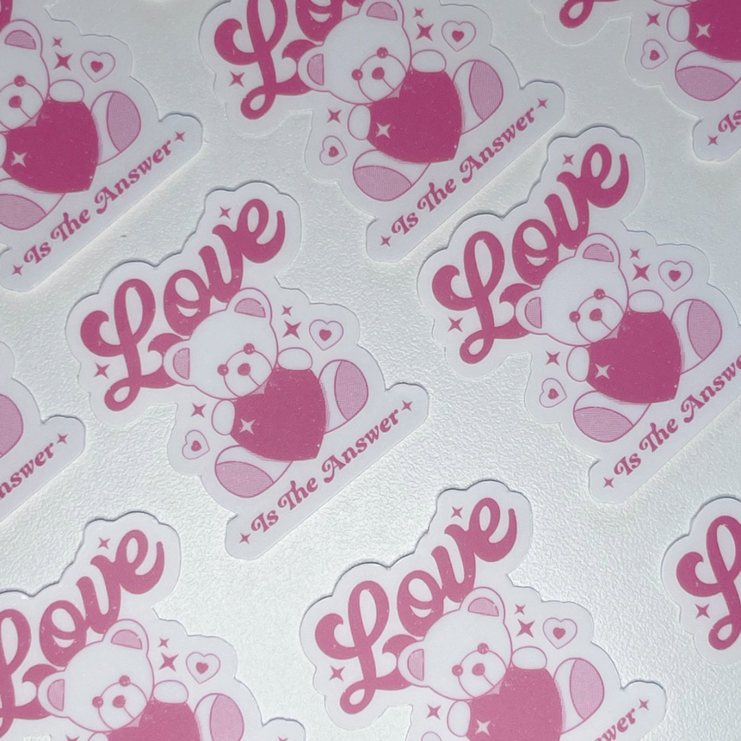 Love is the Answer Sticker