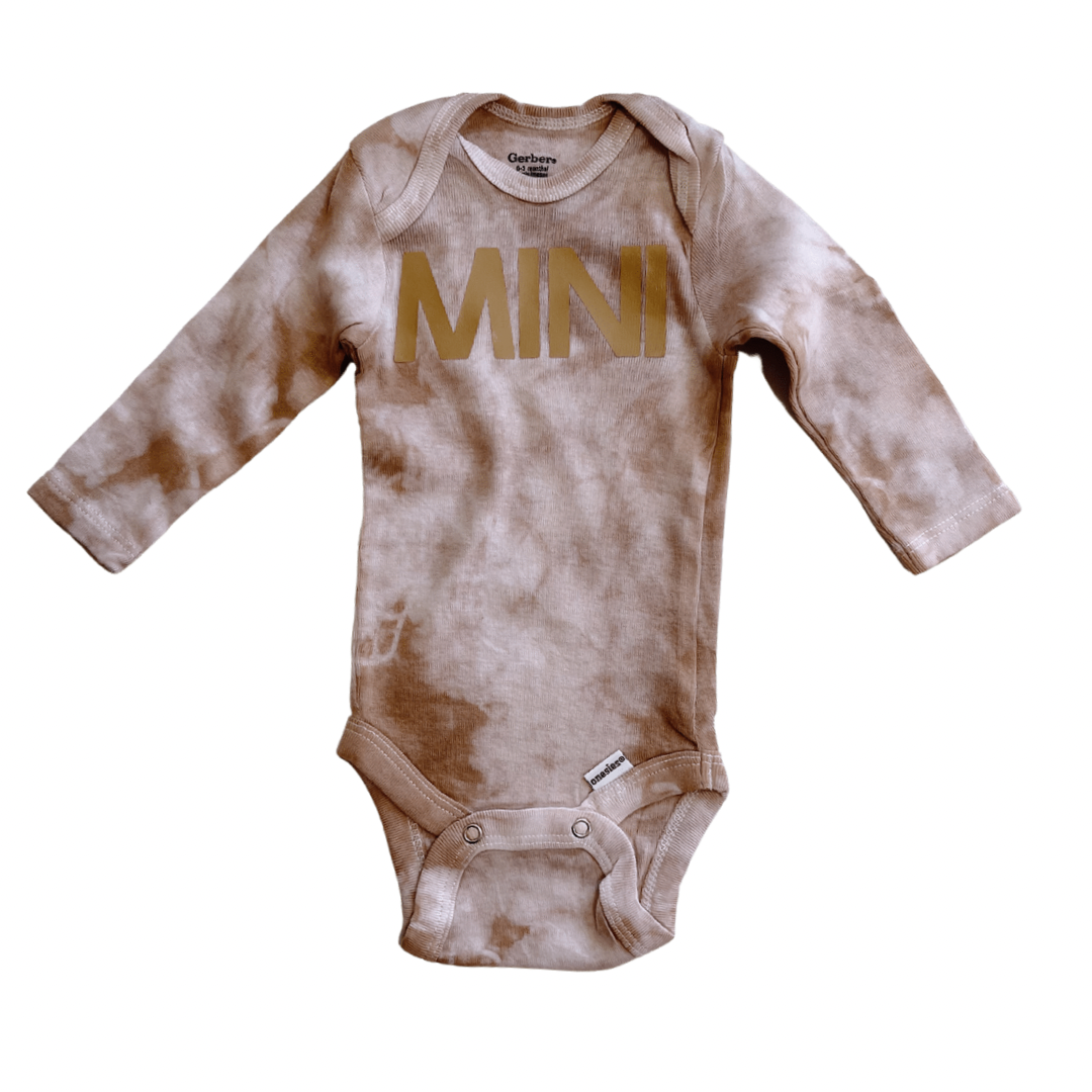 MINI Baby Bodysuit LONG SLEEVE Tie Dye