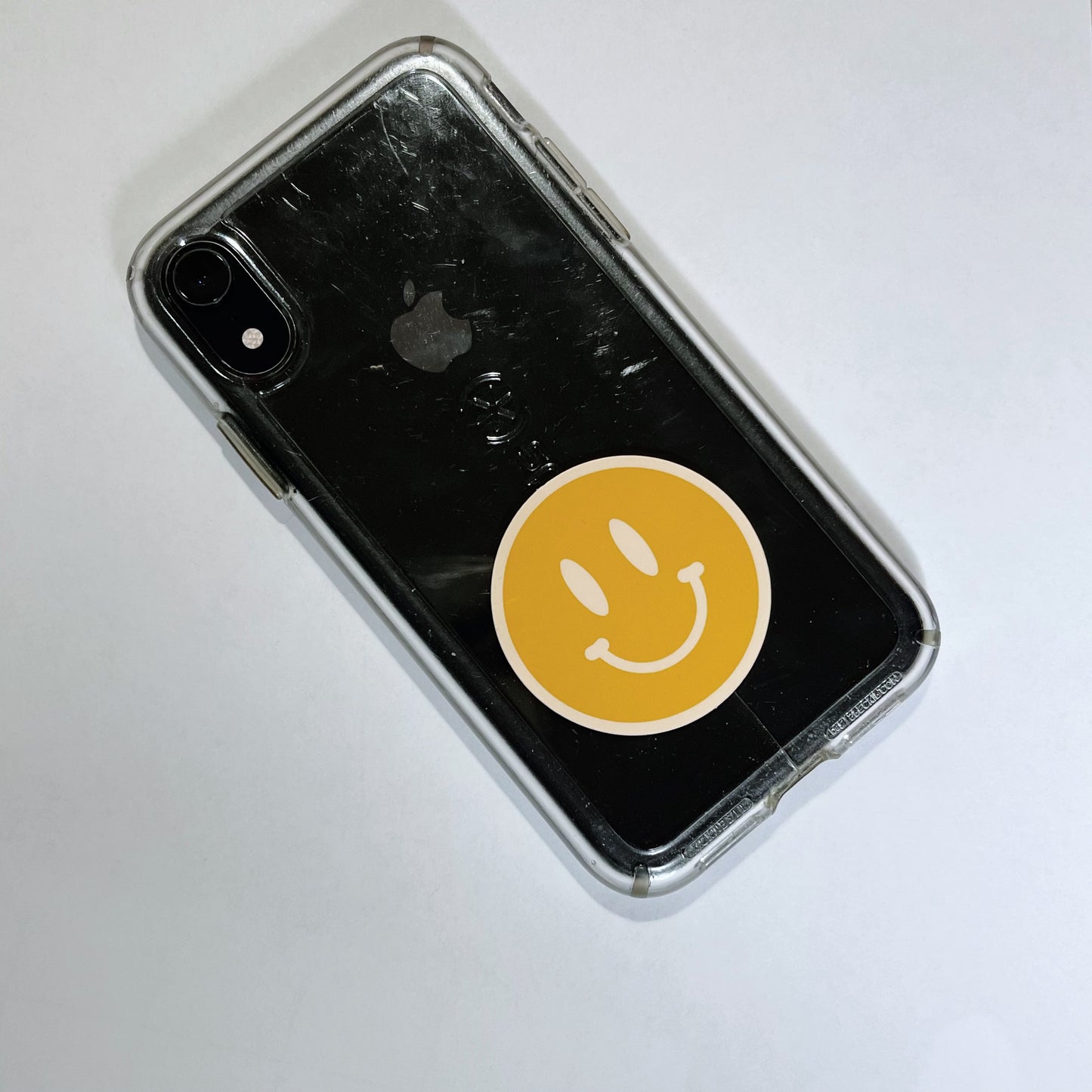 Yellow Happy Face Sticker