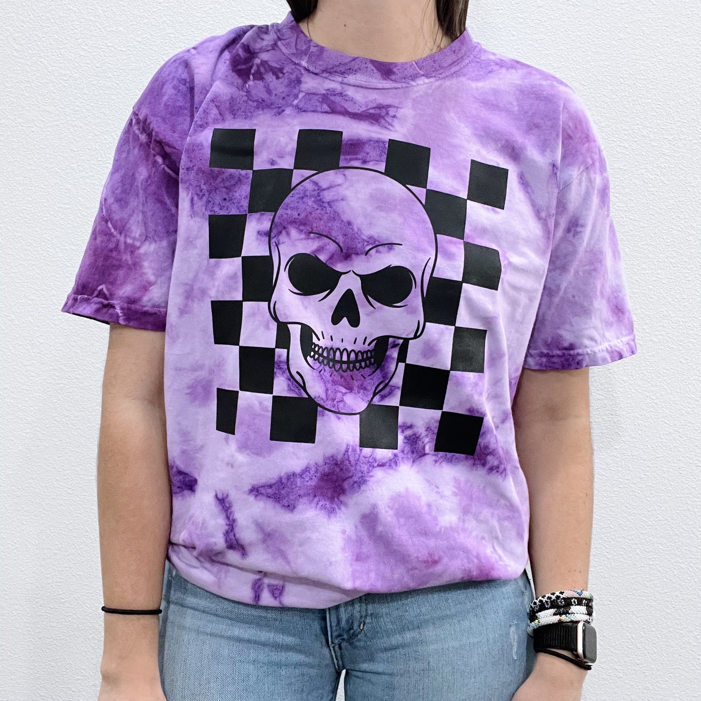 Checkered Skull Tee